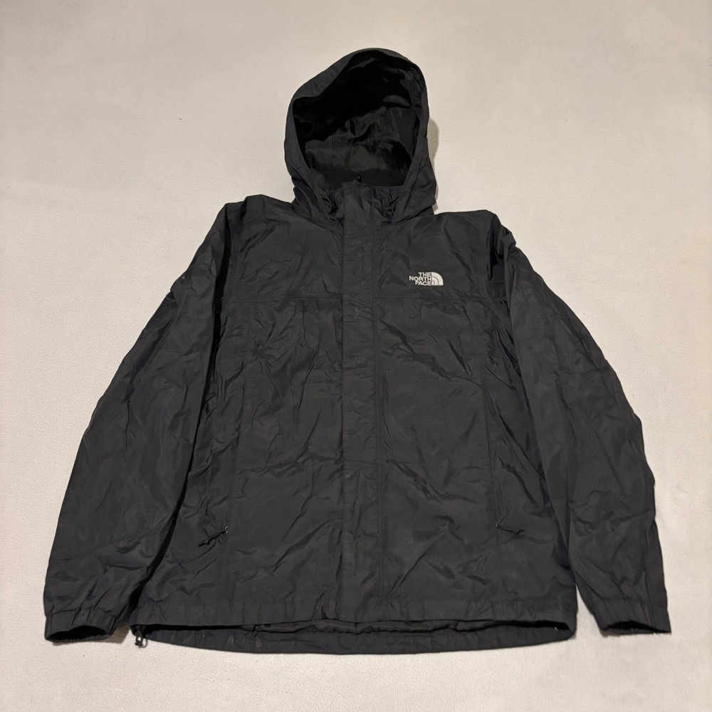 The North Face Resolve 2 Waterproof Rain Jacket Black Mens Medium NF0A2VD5